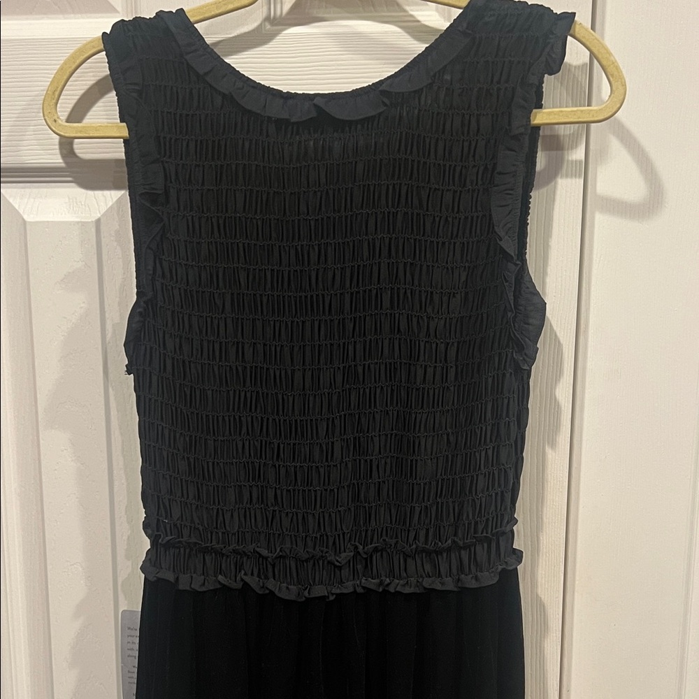 NWT-Max Studio Black Sleeveless velvet Maxi Dress - Picture 9 of 10